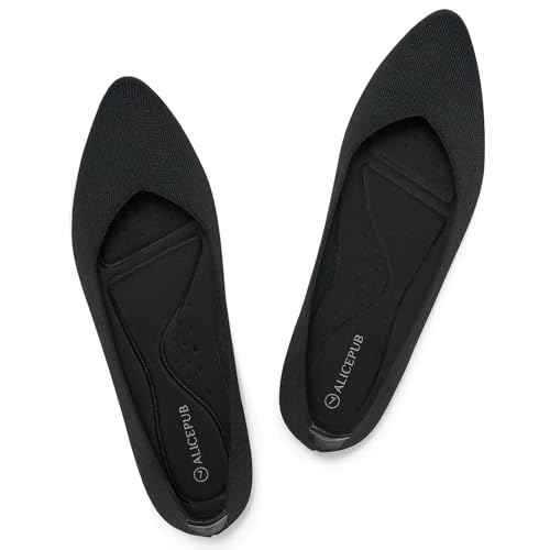 ALICEPUB Pointed Ballerina Comfortable Walking